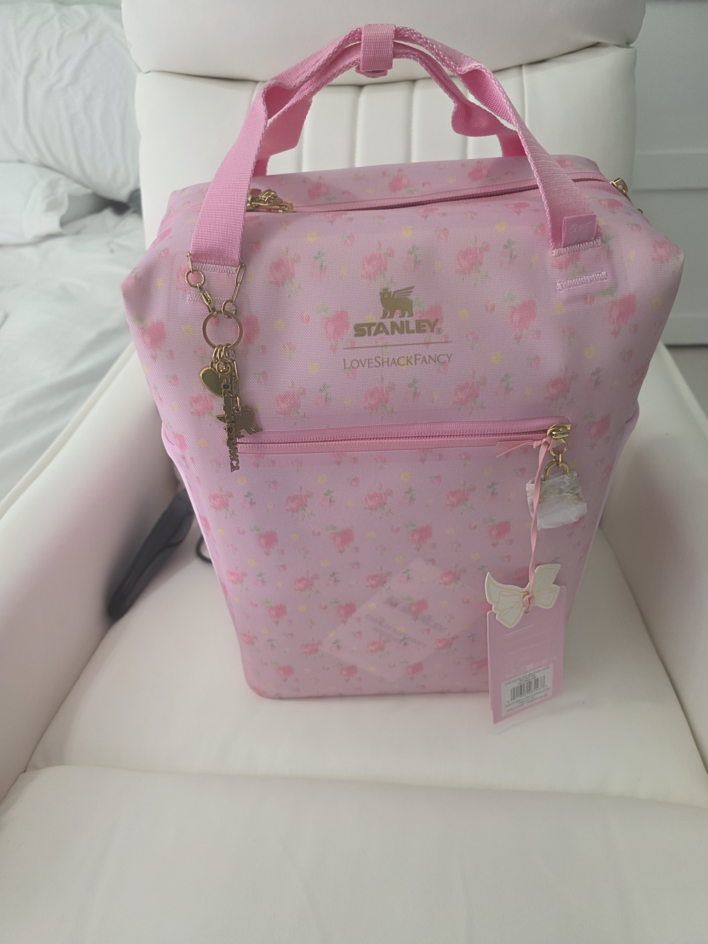 STANLEY LoveShackFancy Pink Floral Insulated Women’s Lunch Bag